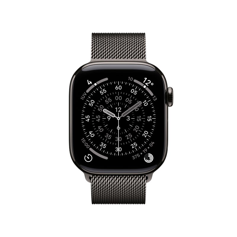 Apple WATCH Series 11 42mm GPS+Cellular Titangehäuse Schiefer Milanaisearmband Schiefer