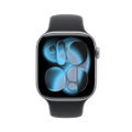 Apple WATCH Series 11 46mm GPS Aluminiumgehäuse Space Grau Sportarmband Schwarz M/L