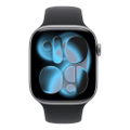 Apple Watch Series 11 46mm GPS Aluminium Space Grau Sportarmband Schwarz S/M