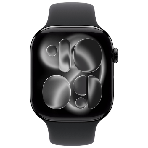 Apple Apple WATCH Series 11 46mm GPS+Cellular Aluminiumgehäuse Diamantschwarz Sportarmband Schwarz S/M