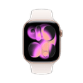 Apple WATCH Series 11 46mm GPS+Cellular Aluminiumgehäuse Rosegold Sportarmband Blassrosa S/M