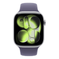 Apple Watch Series 11 46mm GPS+Cellular Aluminium Silber Sportarmband Nebelviolett M/L
