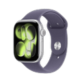 Apple WATCH Series 11 46mm GPS+Cellular Aluminiumgehäuse Silber Sportarmband Nebelviolett S/M