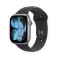 Apple WATCH Series 11 46mm GPS+Cellular Aluminiumgehäuse Space Grau Sportarmband Schwarz S/M