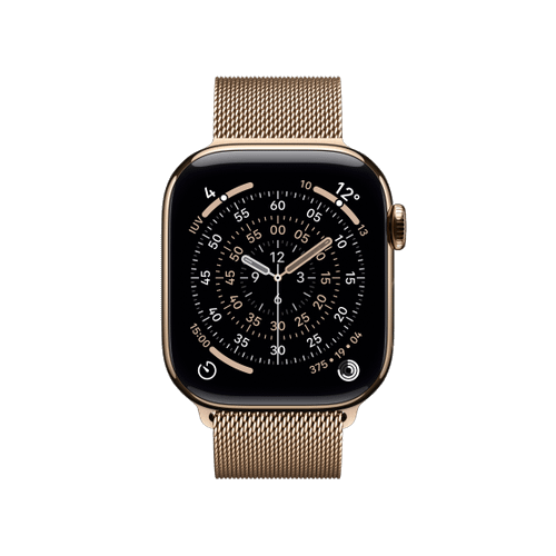 Apple Apple WATCH Series 11 46mm GPS+Cellular Titangehäuse Gold Milanaisearmband Gold S/M