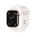 Apple WATCH Series 11 46mm GPS+Cellular Titangehäuse Gold Sportarmband Blassrosa M/L
