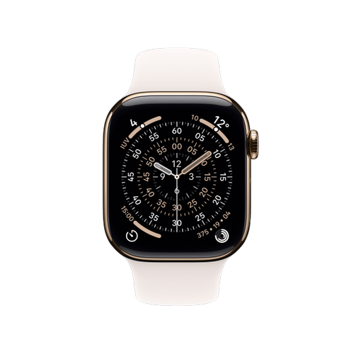 Apple Apple WATCH Series 11 46mm GPS+Cellular Titangehäuse Gold Sportarmband Blassrosa S/M