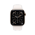 Apple WATCH Series 11 46mm GPS+Cellular Titangehäuse Gold Sportarmband Blassrosa S/M