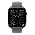 Apple WATCH Series 11 46mm GPS+Cellular Titangehäuse Natur Sportarmband Steingrau S/M