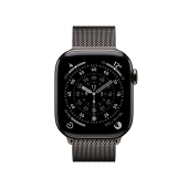 Apple WATCH Series 11 46mm GPS+Cellular Titangehäuse Schiefer Milanaisearmband Schiefer M/L