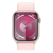 Apple WATCH Series 9 45mm GPS Aluminiumgehäuse Rosé Sport Loop Hellrosa