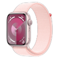 Apple WATCH Series 9 45mm GPS Aluminiumgehäuse Rosé Sport Loop Hellrosa