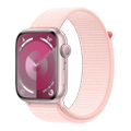Apple WATCH Series 9 45mm GPS Aluminiumgehäuse Rosé Sport Loop Hellrosa