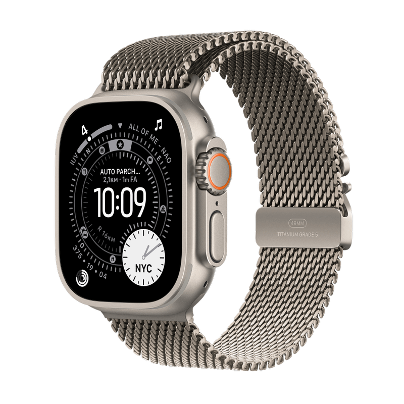 Apple Watch Ultra 3 Titan Natur Milanaisearmband Titan L