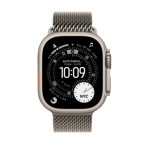 Apple Apple Watch Ultra 3 Titan Natur Milanaisearmband Titan M