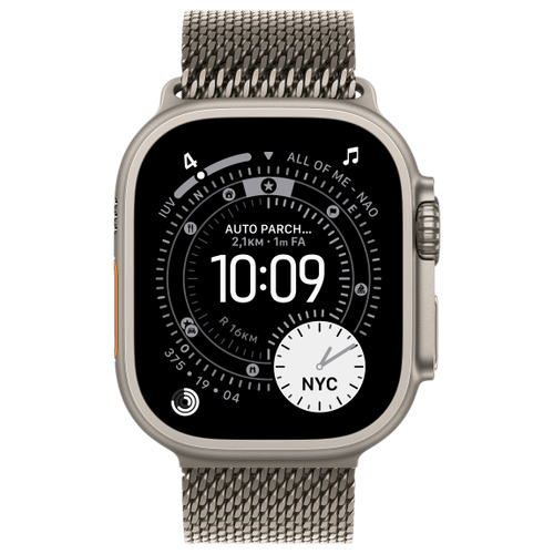 Apple Apple Watch Ultra 3 Titan Natur Milanaisearmband Titan S