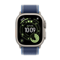 Apple Watch Ultra 3 Titan Natur Trail Loop Blau/Hellblau M/L