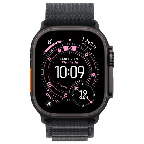 Apple Apple Watch Ultra 3 Titan Schwarz Alpine Loop Schwarz L
