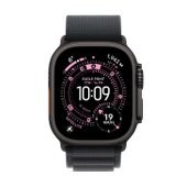 Apple Watch Ultra 3 Titan Schwarz Alpine Loop Schwarz M
