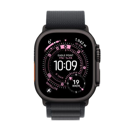 Apple Apple Watch Ultra 3 Titan Schwarz Alpine Loop Schwarz S