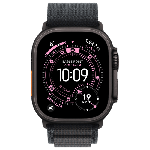 Apple Apple Watch Ultra 3 Titan Schwarz Alpine Loop Schwarz S
