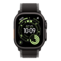 Apple Watch Ultra 3 Titan Schwarz Trail Loop Schwarz/Kohlegrau S/M