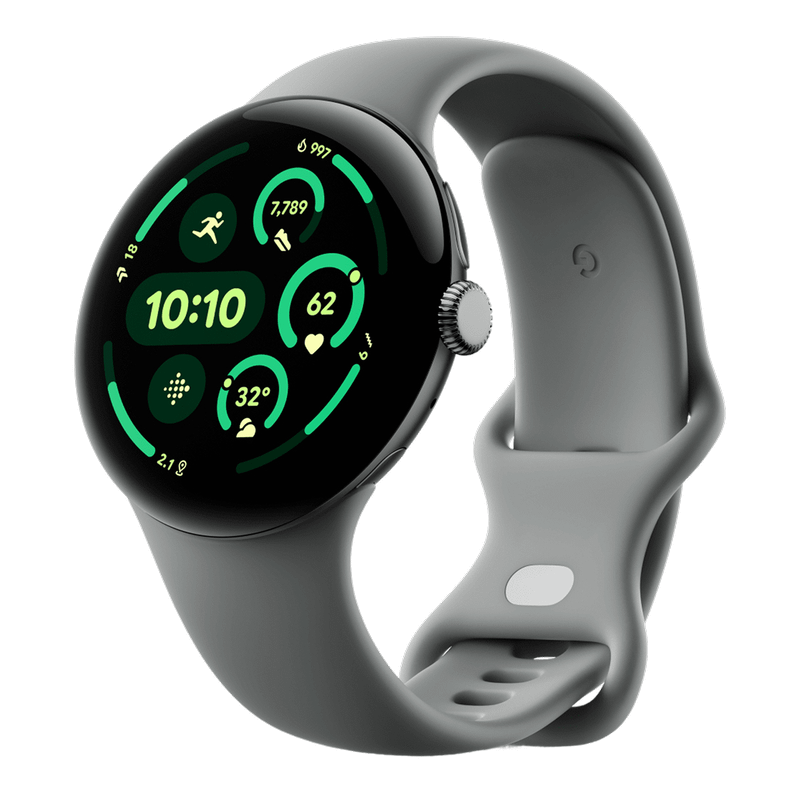 Google Pixel Watch 3 45mm Bluetooth Matte Hazel Sportarmband Hazel
