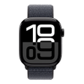 Apple Watch Series 10 42mm GPS Aluminiumgehäuse Diamantschwarz Sport Loop Tinte