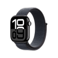 Apple Watch Series 10 42mm GPS Aluminiumgehäuse Diamantschwarz Sport Loop Tinte