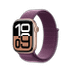Watch Series 10 42mm GPS Aluminium Roségold Sport Loop Pflaume