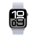 Apple Watch Series 10 42mm GPS+Cellular Aluminiumgehäuse Silber Sport Loop Blaue Wolke