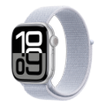 Apple Watch Series 10 42mm GPS+Cellular Aluminiumgehäuse Silber Sport Loop Blaue Wolke