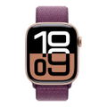 Apple Watch Series 10 46mm GPS Aluminium Roségold Sport Loop Pflaume