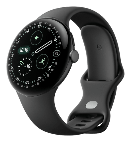 Google Google Pixel Watch 4 45mm Bluetooth Matte Black Sportarmband Obsidian