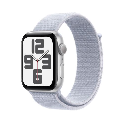 Apple Apple WATCH SE (2022) 44mm GPS Aluminiumgehäuse Silber Sport Loop Blaue Wolke