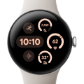 Google Pixel Watch 3 41mm Bluetooth Polished Silver Sportarmband Porcelain
