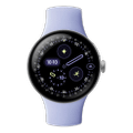 Google Pixel Watch 4 41mm LTE Polished Silver Sportarmband Iris