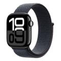Apple Watch Series 10 42mm GPS+Cellular Aluminiumgehäuse Diamantschwarz Sport Loop Tinte