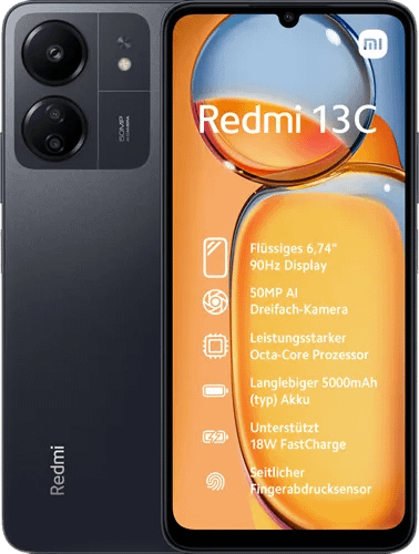 Xiaomi Xiaomi Redmi 13C 8GB RAM 256GB Midnight Black
