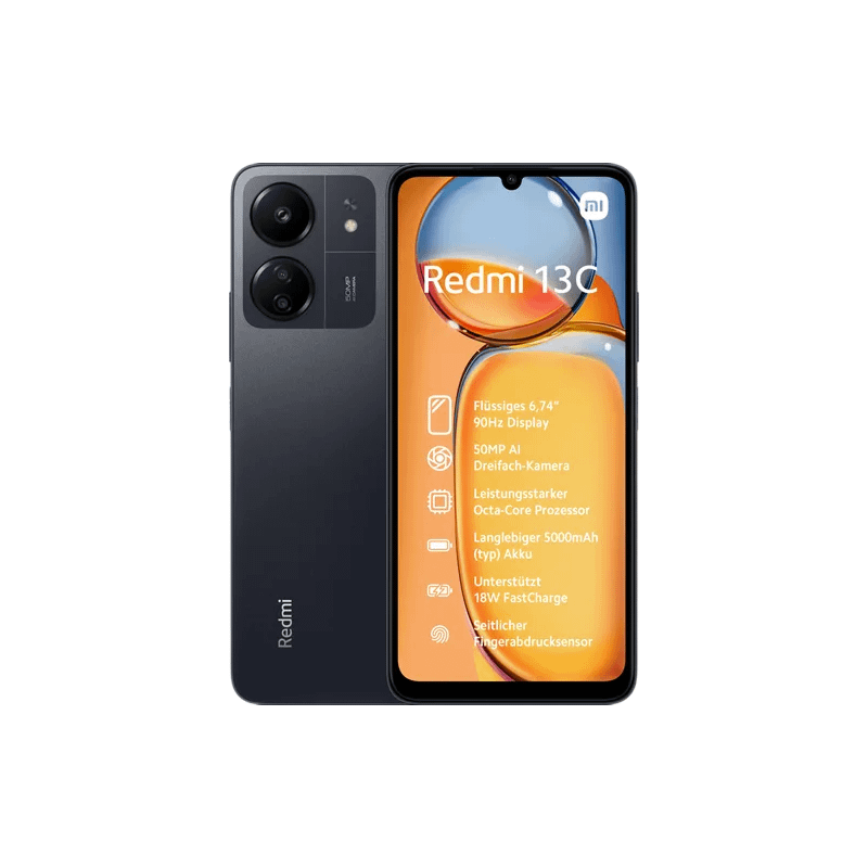 Xiaomi Redmi 13C 8GB RAM 256GB Midnight Black