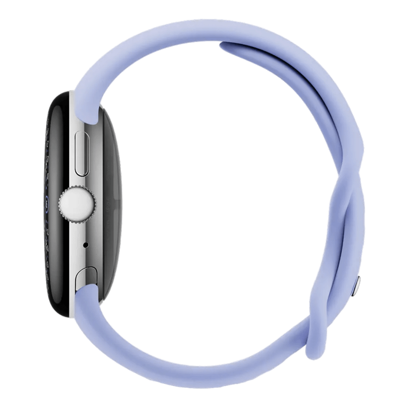 Google Pixel Watch 4 41mm Bluetooth Polished Silver Sportarmband Iris