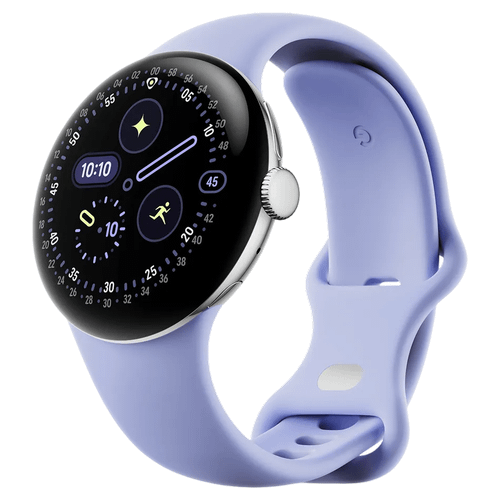 Google Google Pixel Watch 4 41mm Bluetooth Polished Silver Sportarmband Iris