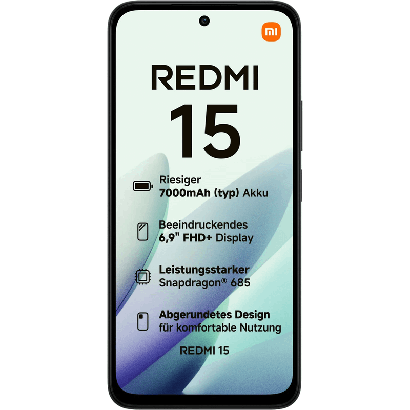 Xiaomi Redmi 15 4G 6GB RAM 128GB Midnight Black
