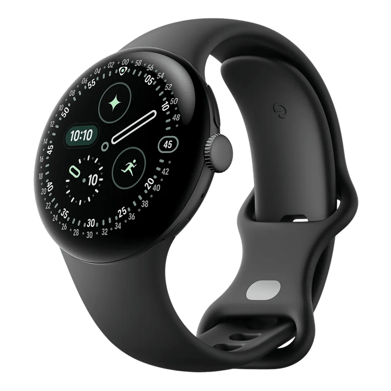 Google Pixel Watch 4 41mm LTE Matte Black Sportarmband Obsidian
