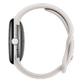 Google Pixel Watch 4 41mm LTE Polished Silver Sportarmband Porcelain