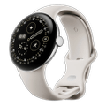 Google Pixel Watch 4 41mm LTE Polished Silver Sportarmband Porcelain