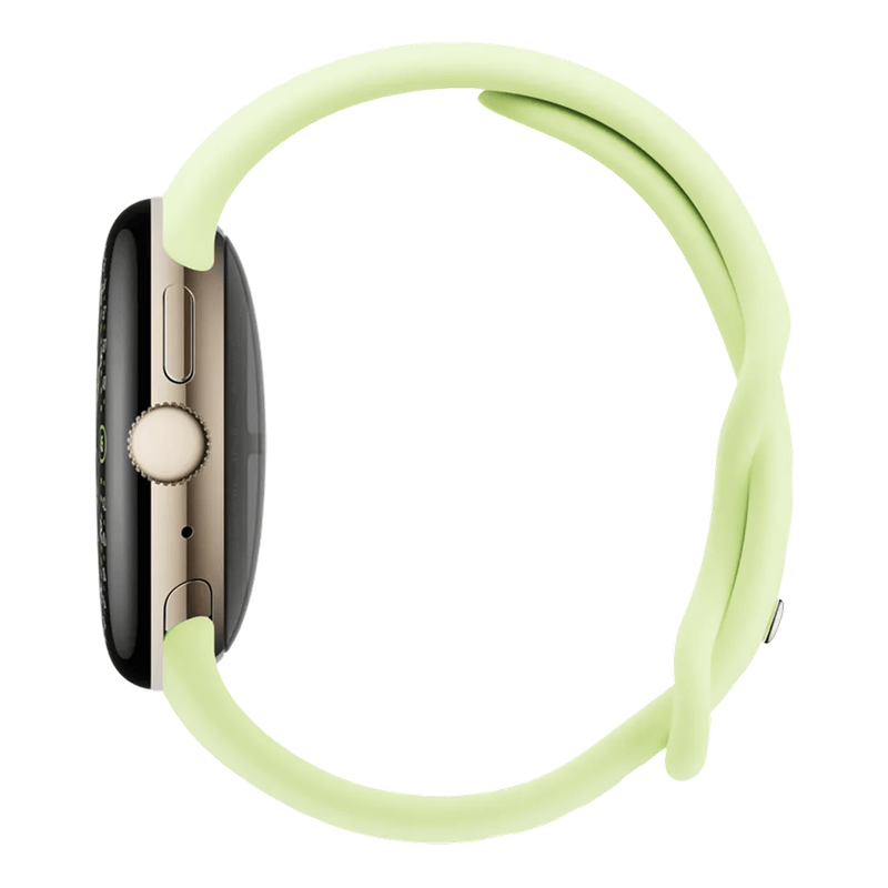 Google Pixel Watch 4 41mm Bluetooth Champagne Gold Sportarmband Lemongras