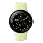 Google Pixel Watch 4 41mm Bluetooth Polished Silver Sportarmband Porcelain