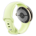 Google Pixel Watch 4 41mm Bluetooth Champagne Gold Sportarmband Lemongras