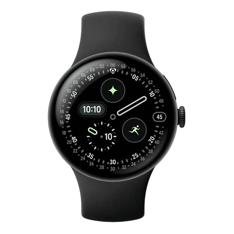 Google Pixel Watch 4 41mm Bluetooth Matte Black Sportarmband Obsidian